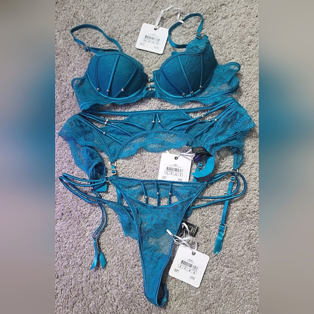 Honey Birdette Jade Lingerie Set